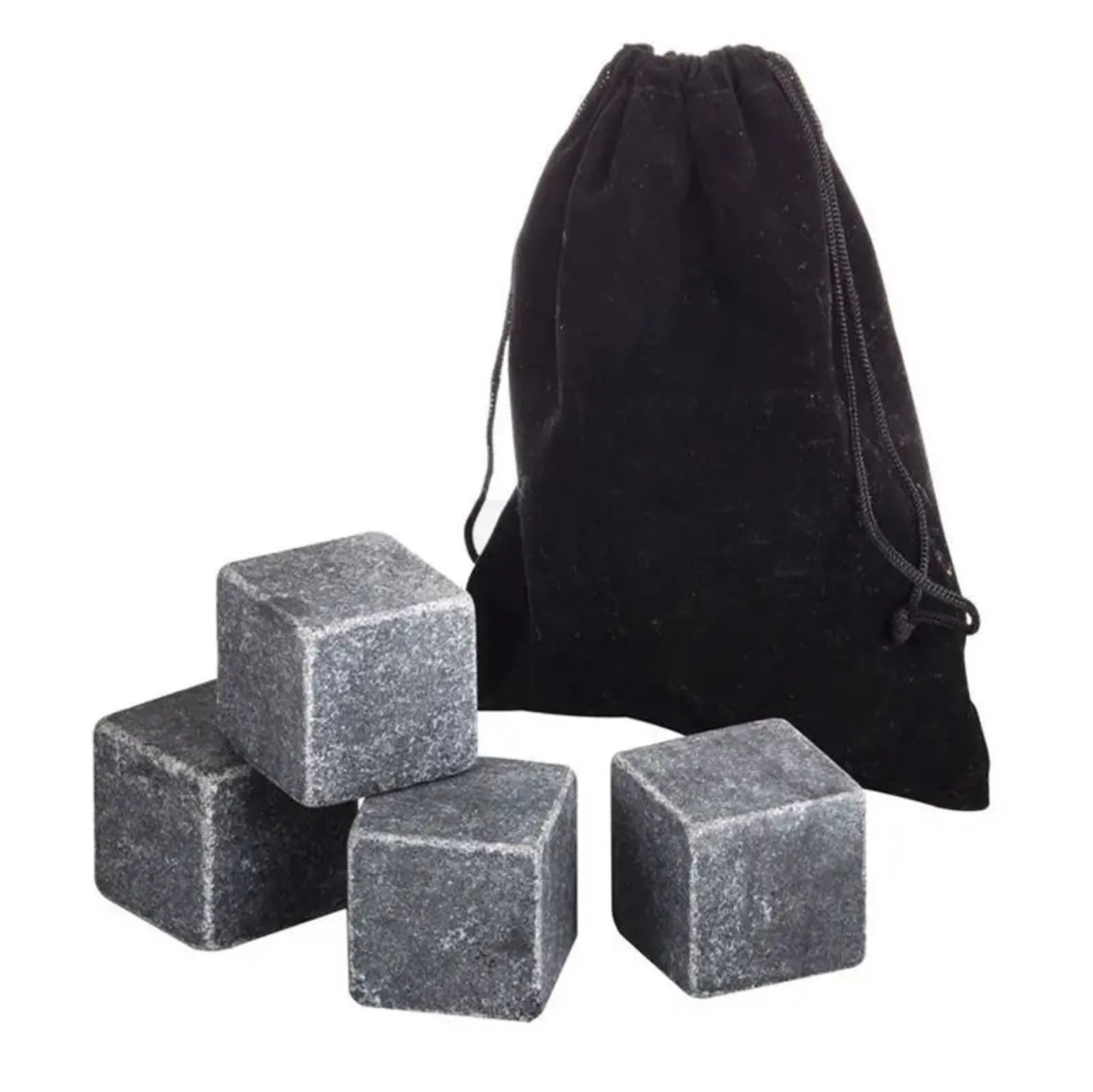 Davis & Waddell Reusable Whisky Stones – Non-Diluting Chill For Pure Flavour – Set of 4